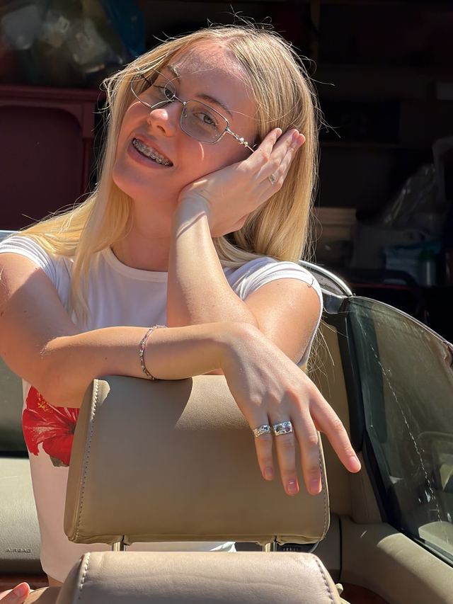 Rings worn on a summer afternoon