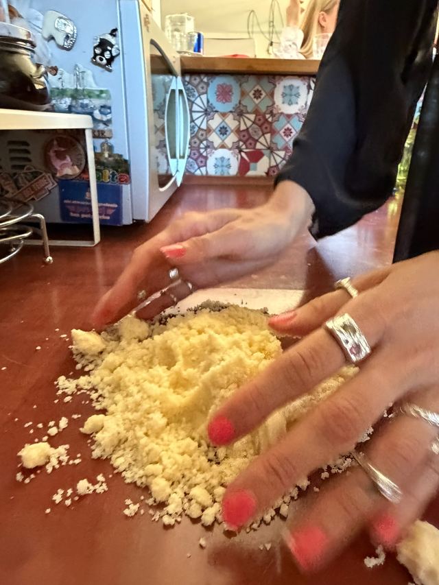 Rings while baking — silver for every day